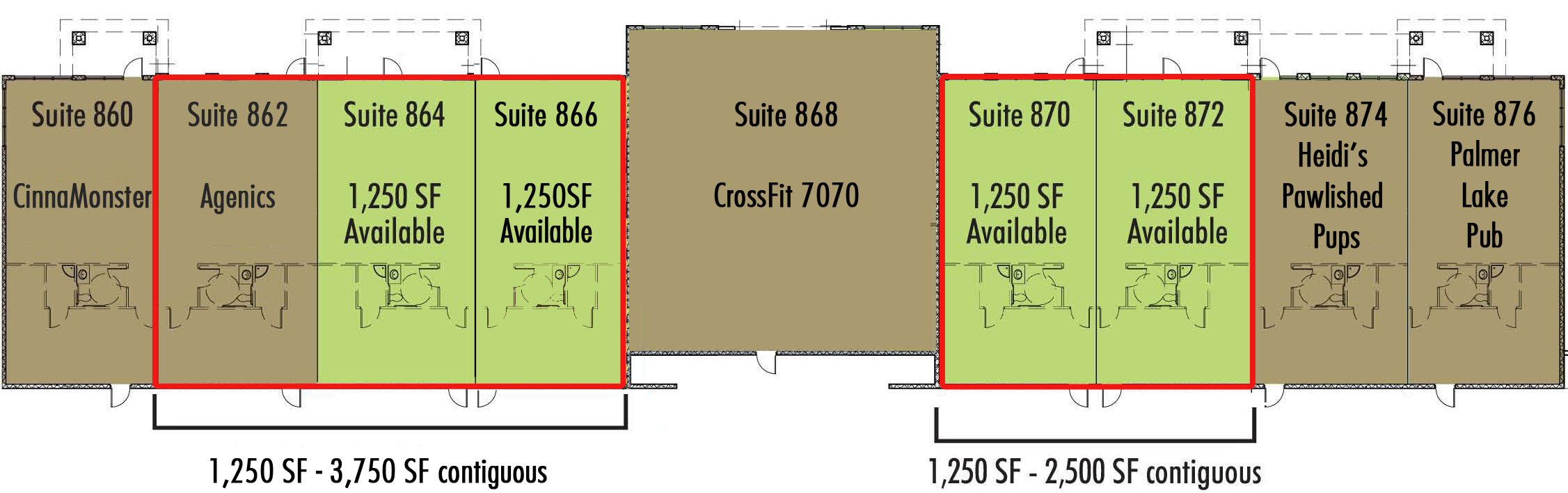 Villa Toscana building layout diagram